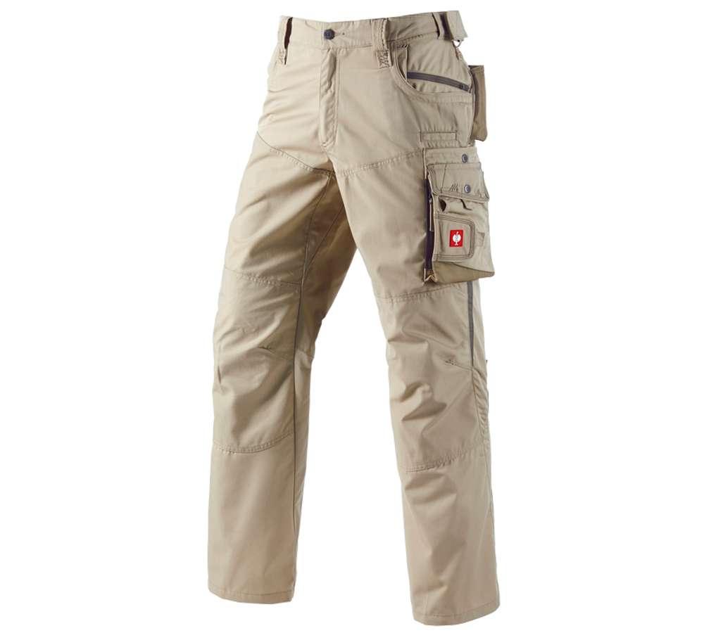 Werkbroeken: Werkbroek e.s.motion zomer + zand/kaki/steen