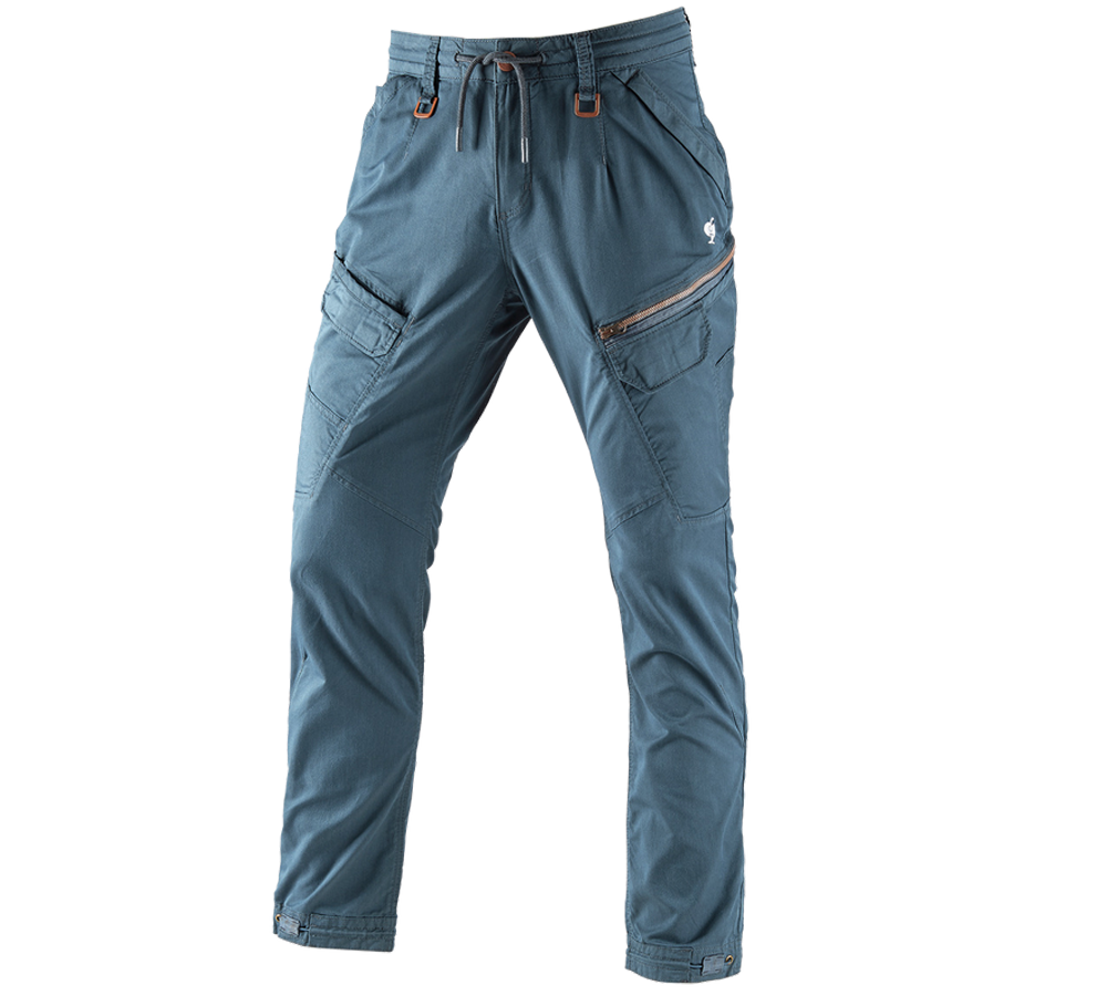 Werkbroeken: Cargobroek e.s. ventura vintage + ijzerblauw