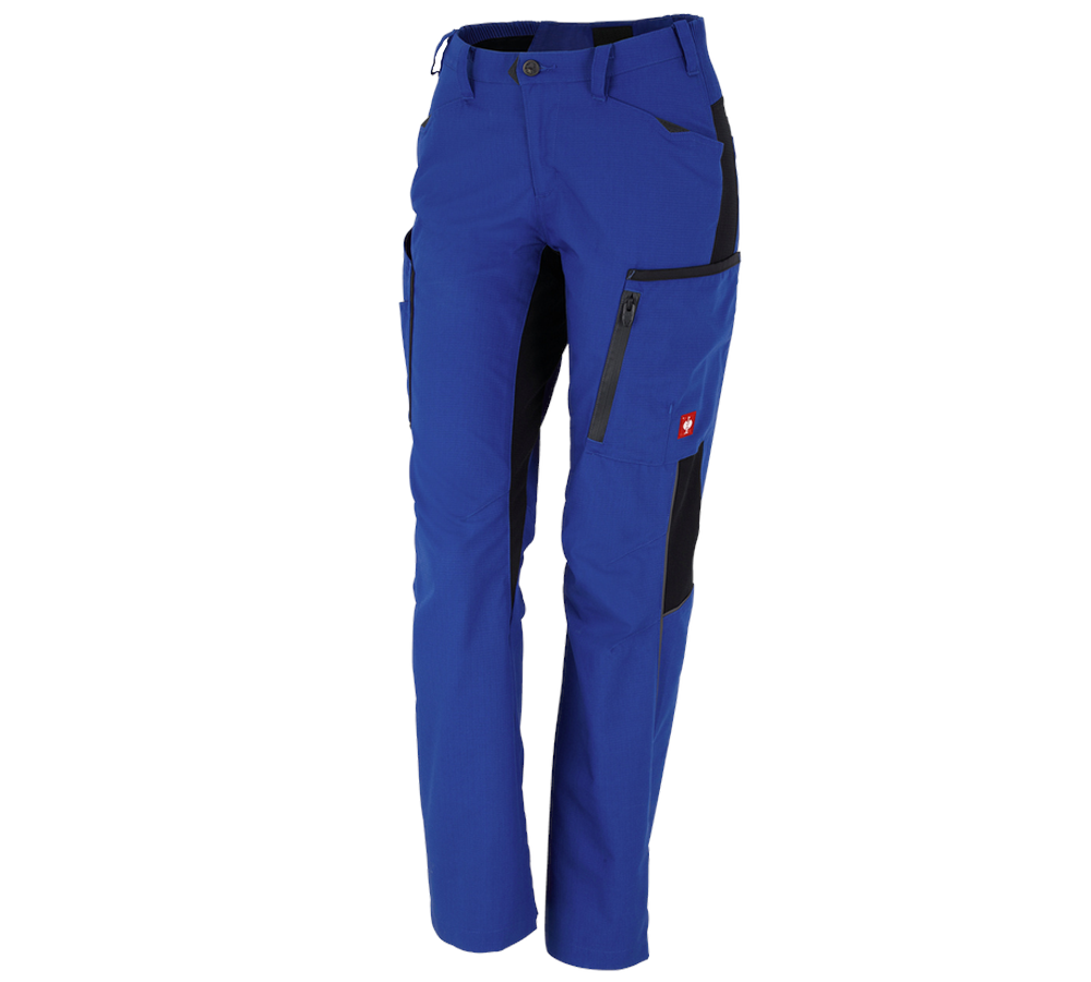 Werkbroeken: Winterdamesbroek e.s.vision + korenblauw/zwart