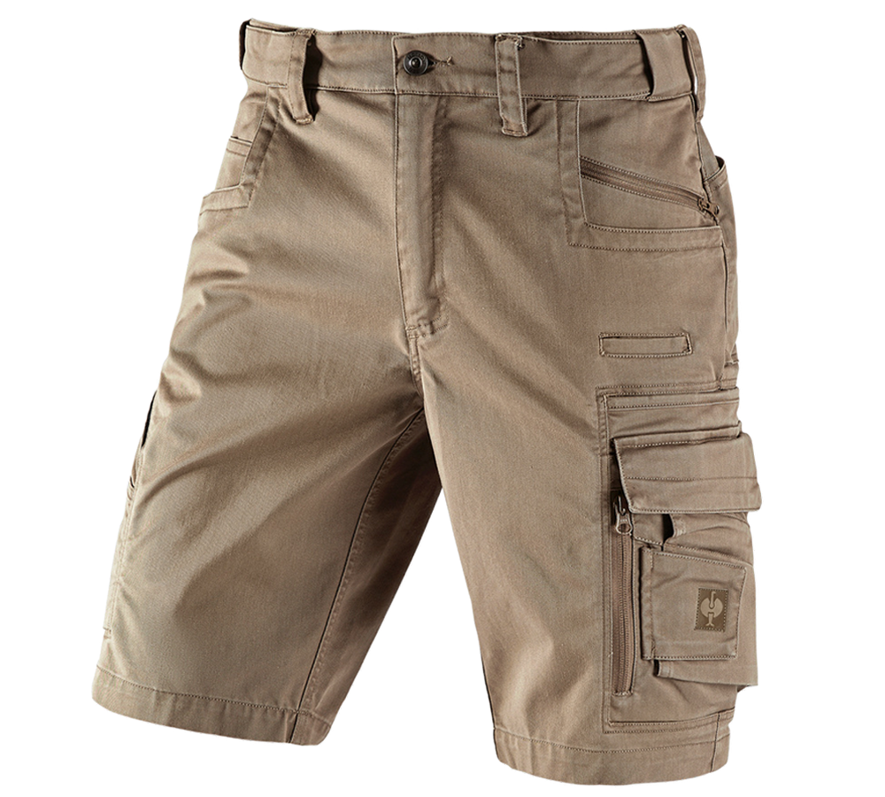 Werkbroeken: Short e.s.motion ten + asbruin