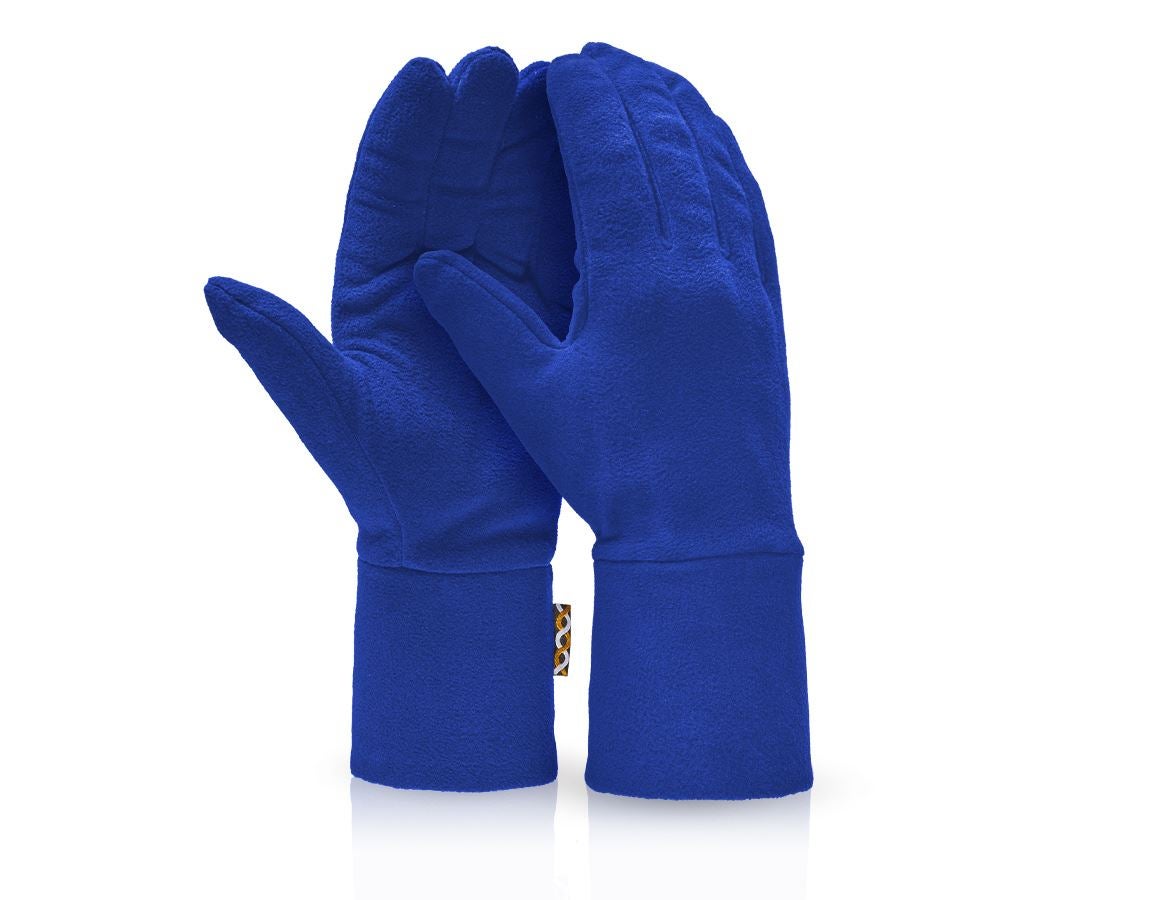 Accessoires: e.s. FIBERTWIN® microfleece handschoenen + korenblauw