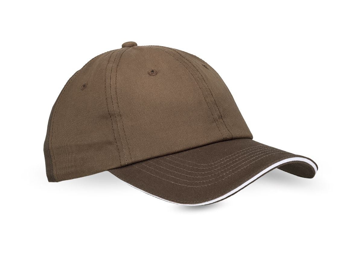Accessoires: e.s. Cap color + hazelnoot/kastanje