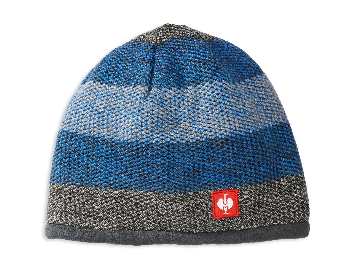 Accessoires: Gebreide muts e.s.motion 2020 + grafiet/gentiaanblauw