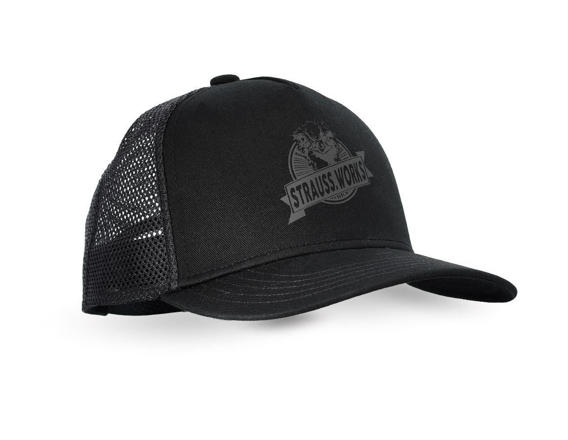 Accessoires: Cap e.s.iconic works + zwart