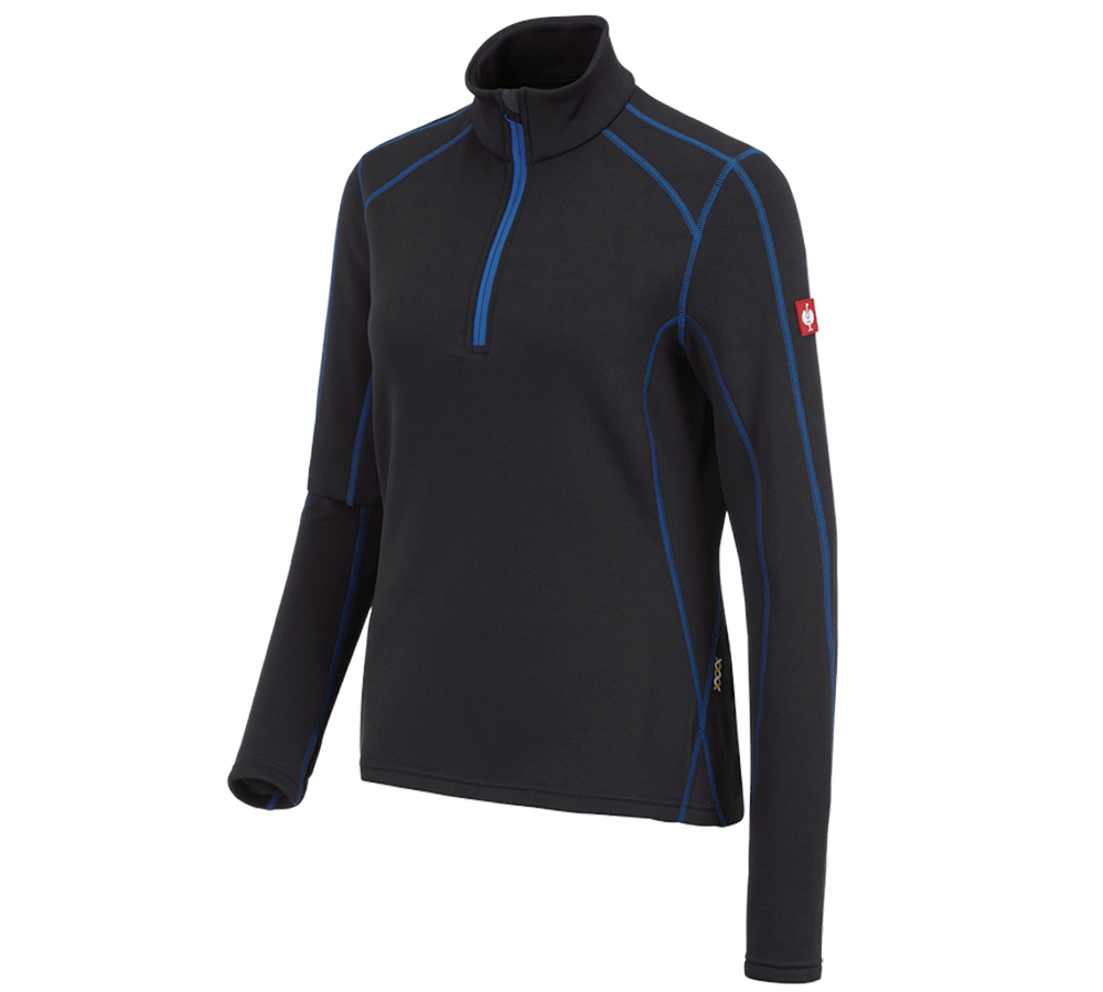 Bovenkleding: Schipperstrui thermo stretch e.s.motion 2020, da. + grafiet/gentiaanblauw