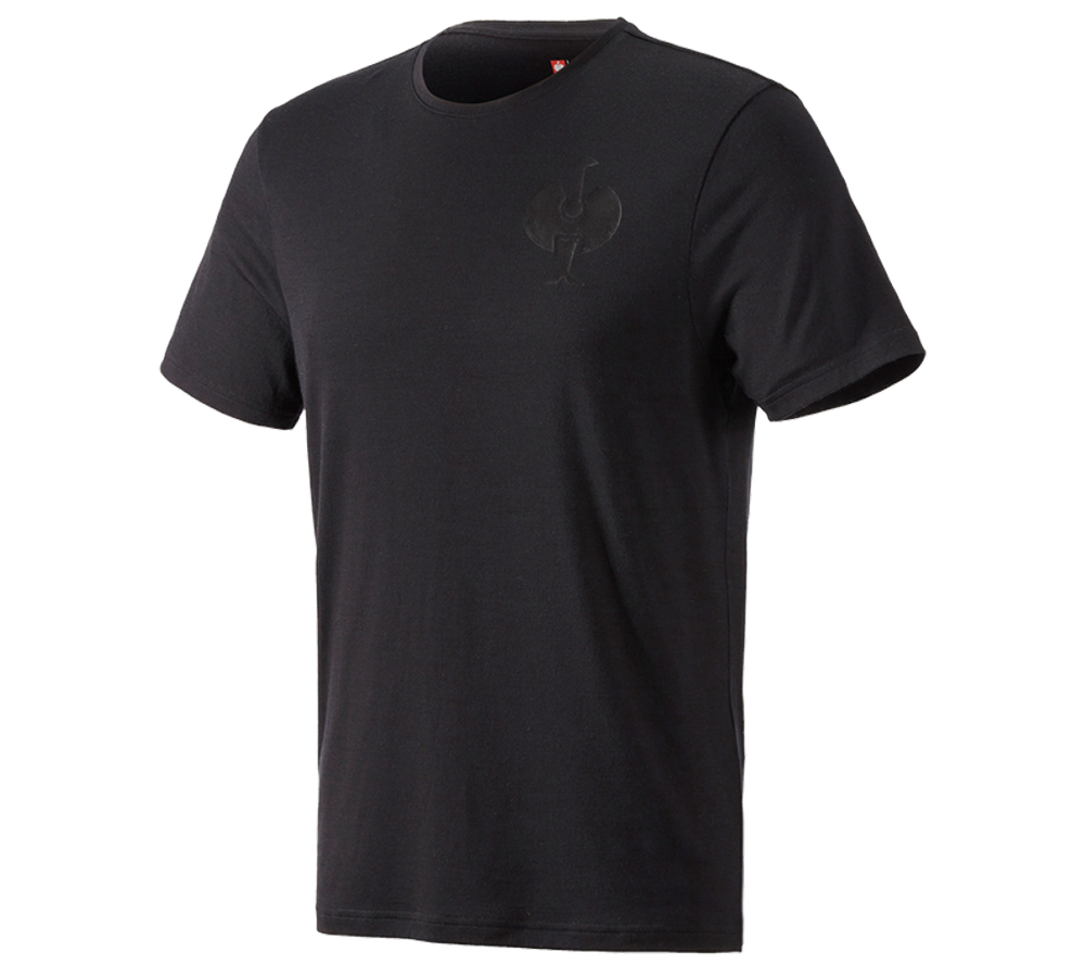 Onderwerpen: T-Shirt Merino e.s.trail + zwart