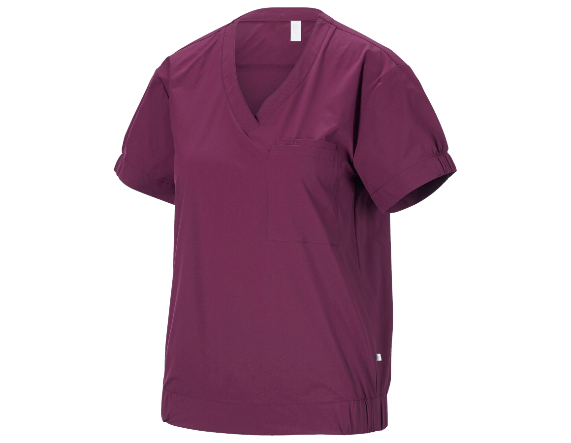 Bovenkleding: Pocket Shirt e.s.avida, dames + roodpaars