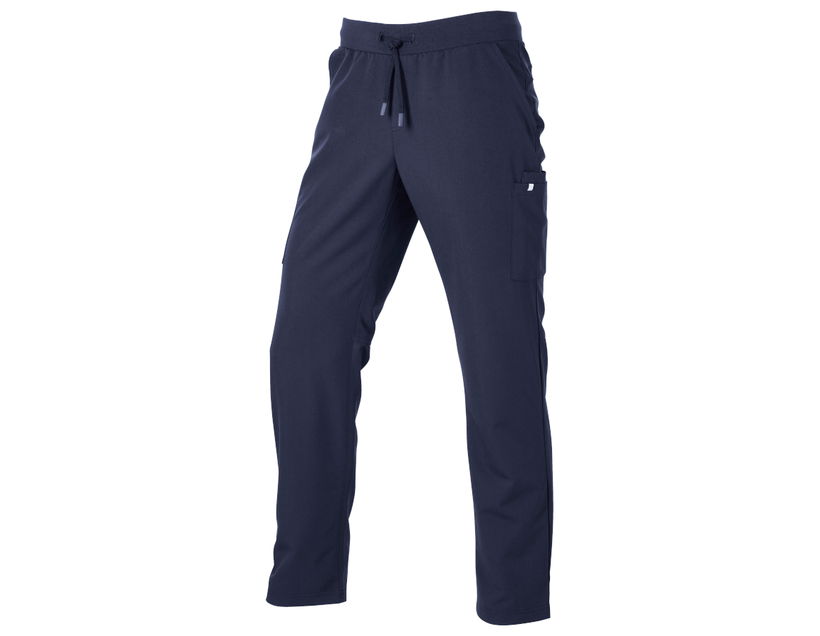 Werkbroeken: Pocket broek e.s.avida, heren + donkerblauw