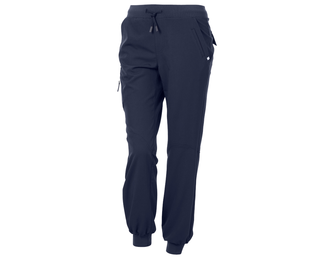 Werkbroeken: Pocket broek e.s.avida, dames + donkerblauw
