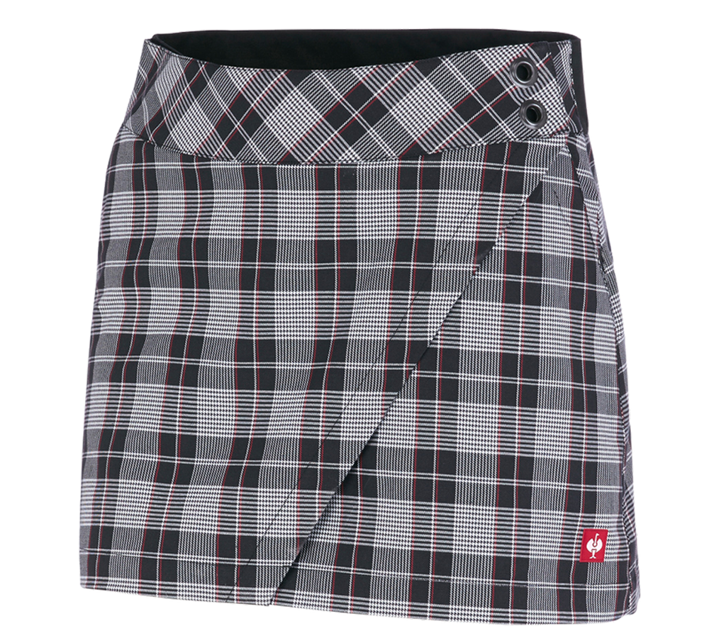 Werkbroeken: Werkbroekrok e.s.fusion + zwart/wit/rood