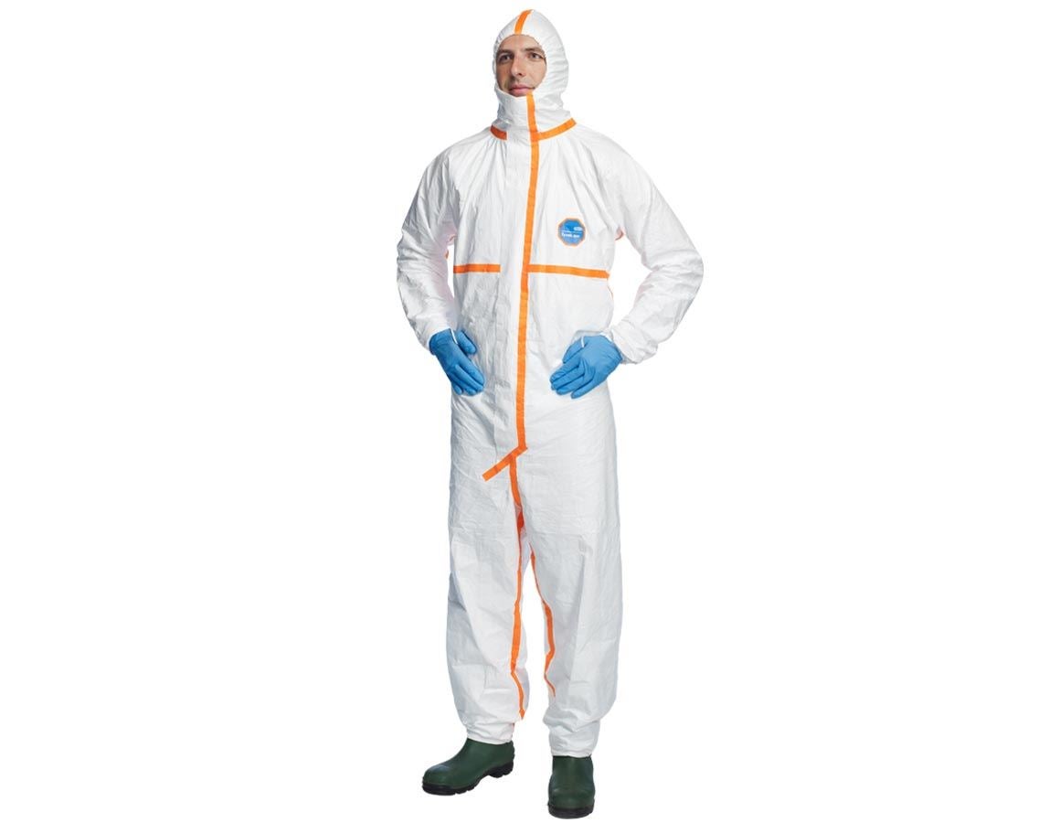 Wegwerpkleding: Wegwerp-overall, vloeistofdicht + wit