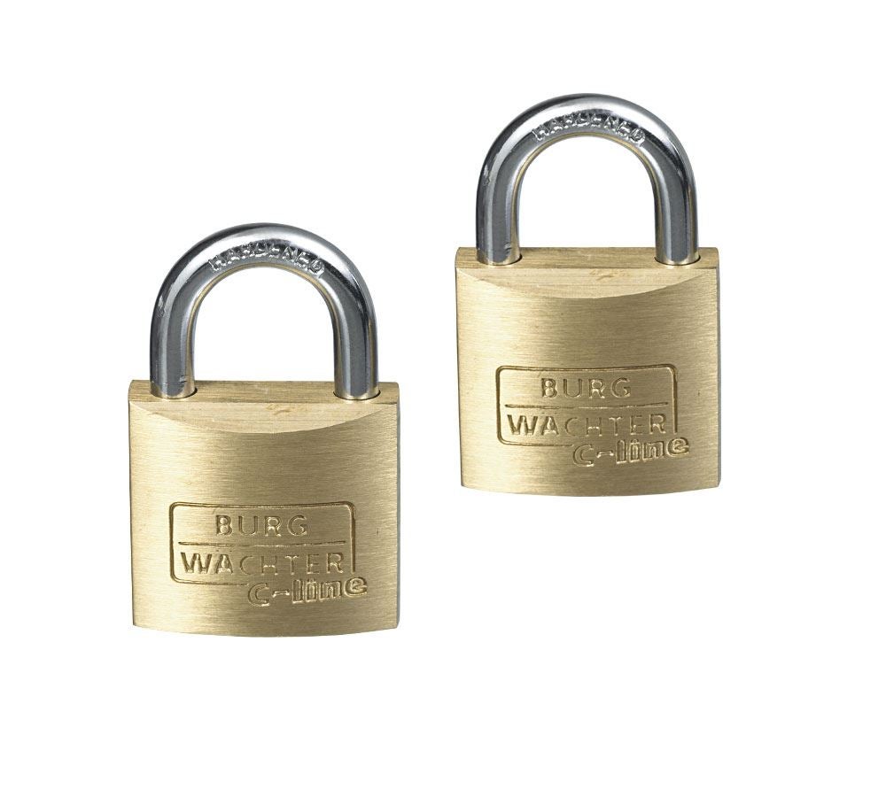Kleine onderdelen: Set hangsloten 222 C-Line, gelijksluitend