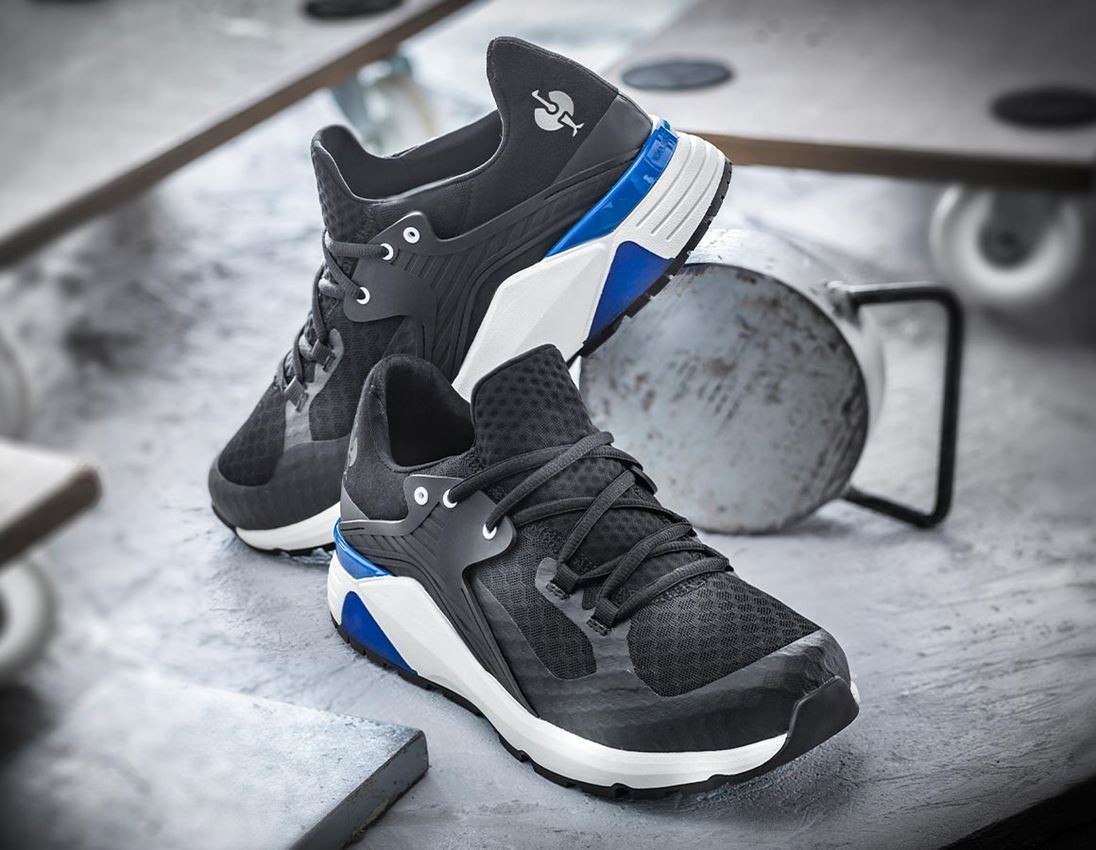 O1: e.s. O1 Werkschoenen Pietas + oxidezwart/wit