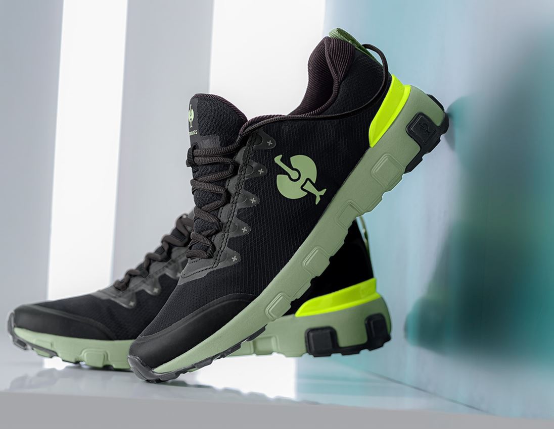 Andere beroepsschoenen: Allroundschoenen e.s. Bani + zwart/lichtgroen