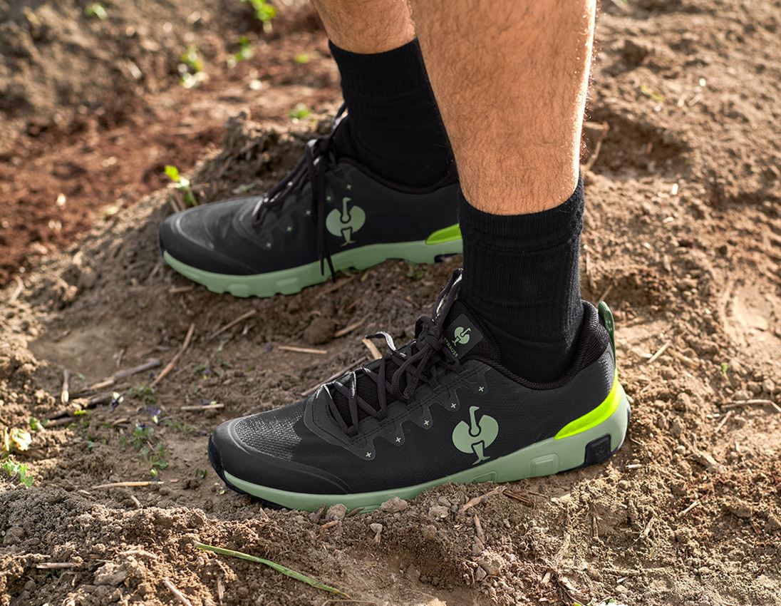 Andere beroepsschoenen: Allroundschoenen e.s. Bani + zwart/lichtgroen 1