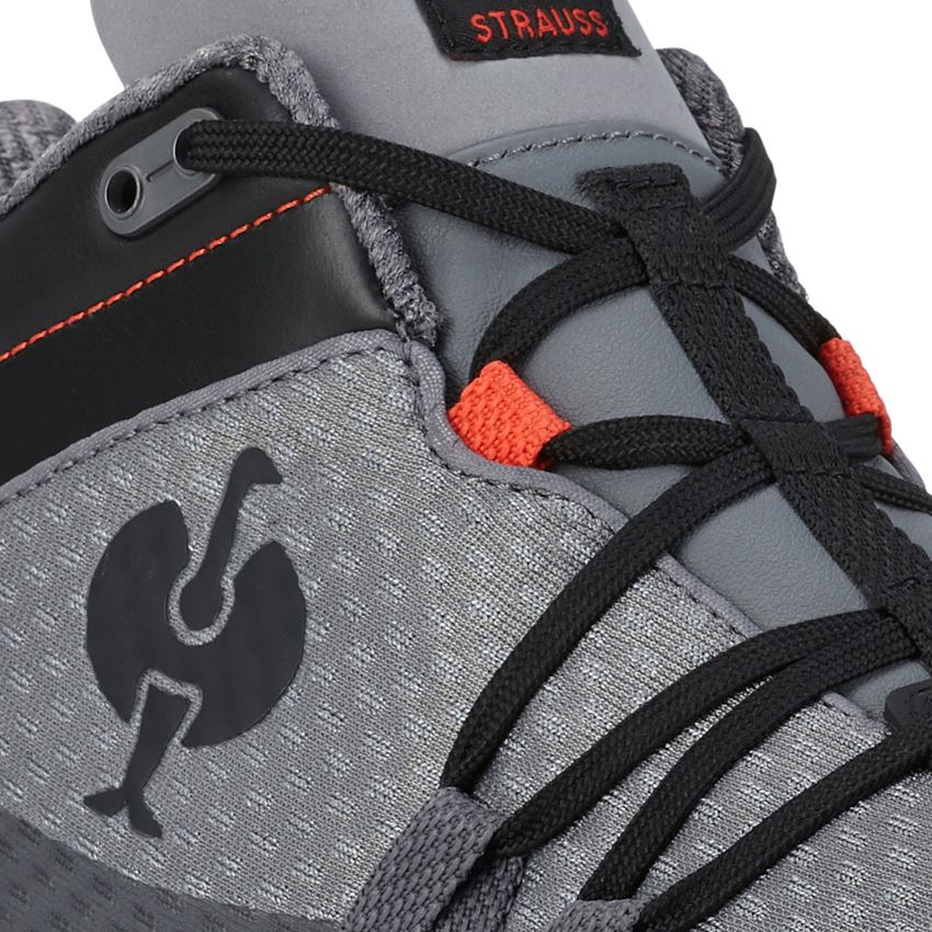 O2: O2 Werkschoenen e.s. Kobuk low + antraciet/zonnig rood 2