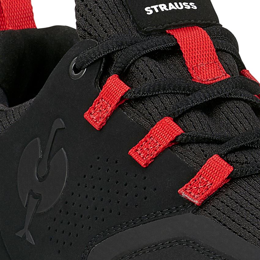 O1: O1 Werkschoenen e.s. Honnor II, heren + oxidezwart/rood 2