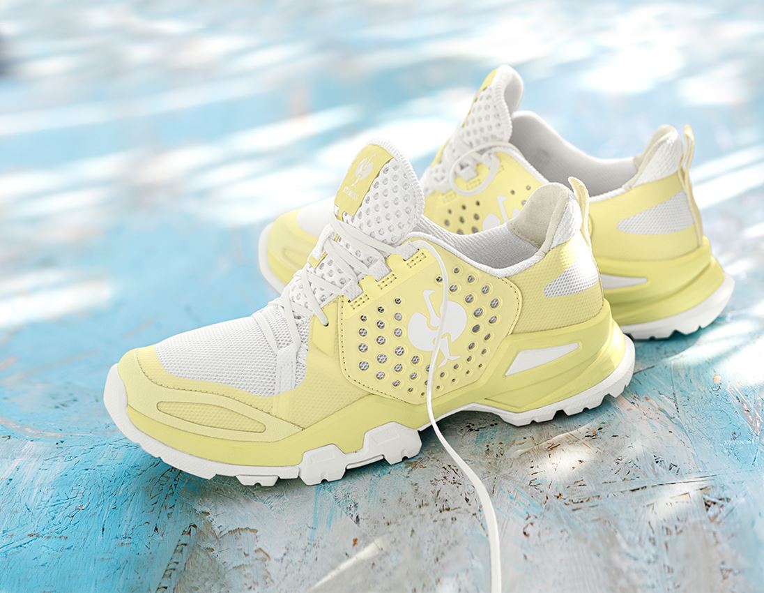 O1: O1 Werkschoenen e.s. Nattai + lichtgeel/wit