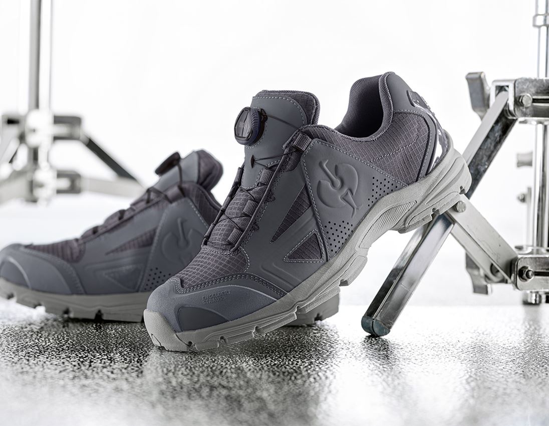 O1: O1 Werkschoenen e.s. Corvids II low + antraciet/platina