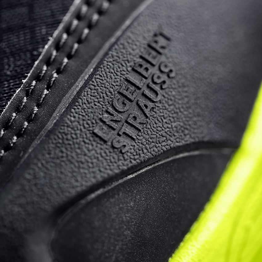 O1: O1 Werkschoenen e.s. Corvids II low + zwart/signaalgeel 2