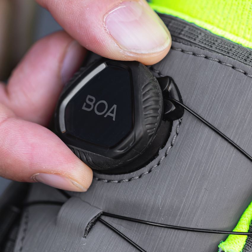 O2: O2 Werkschoenen e.s. Minkar II + antraciet/signaalgeel 2