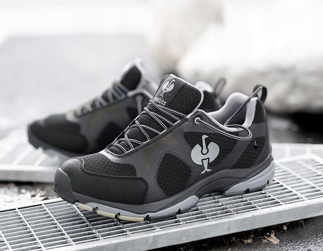 O2: O2 Werkschoenen e.s. Thebe II + zwart/platina