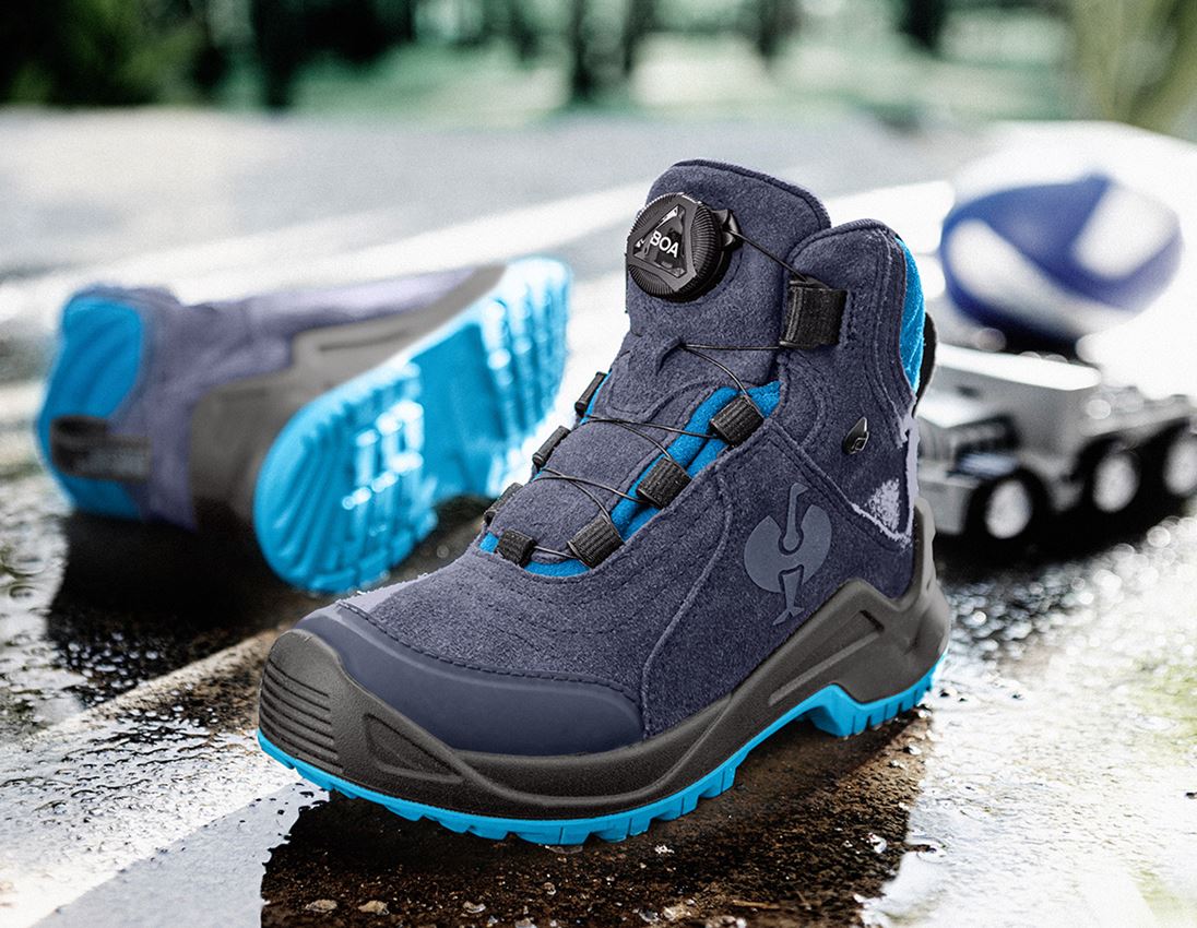 Kinderschoenen: Allroundschoenen e.s. Apate II mid, kinderen + donkerblauw/atol