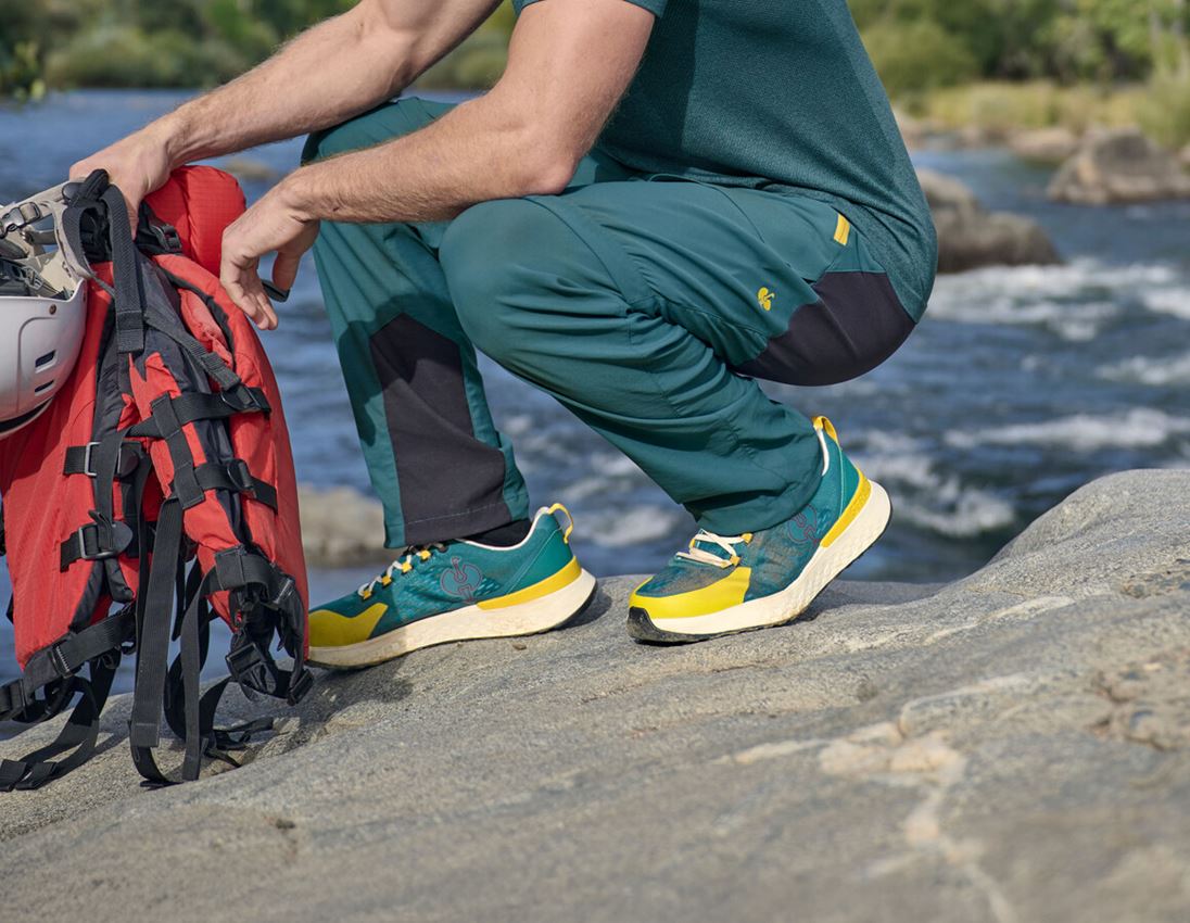 Veiligheidsschoenen: SB Halfhoge veiligheidsschoen e.s. Comoe low + smaragdgroen/chroomgeel 2