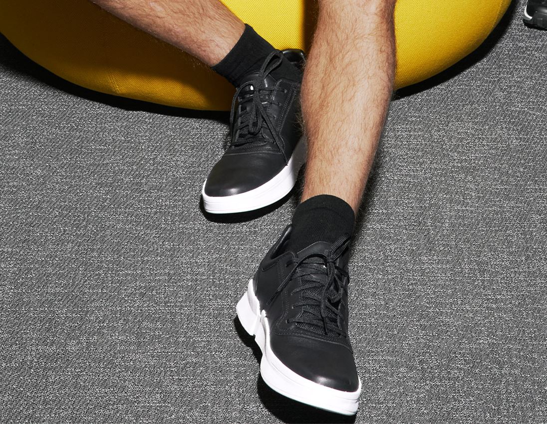 O1: O1 Werkschoenen e.s. Bobiri + zwart/wit 1