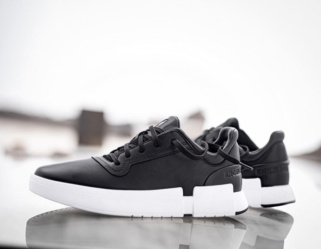O1: O1 Werkschoenen e.s. Bobiri + zwart/wit