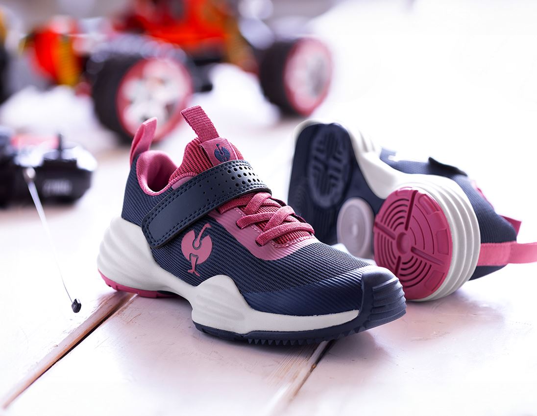 Kinderschoenen: Allroundschoenen e.s. Porto, kinderen + diepblauw/tarapink