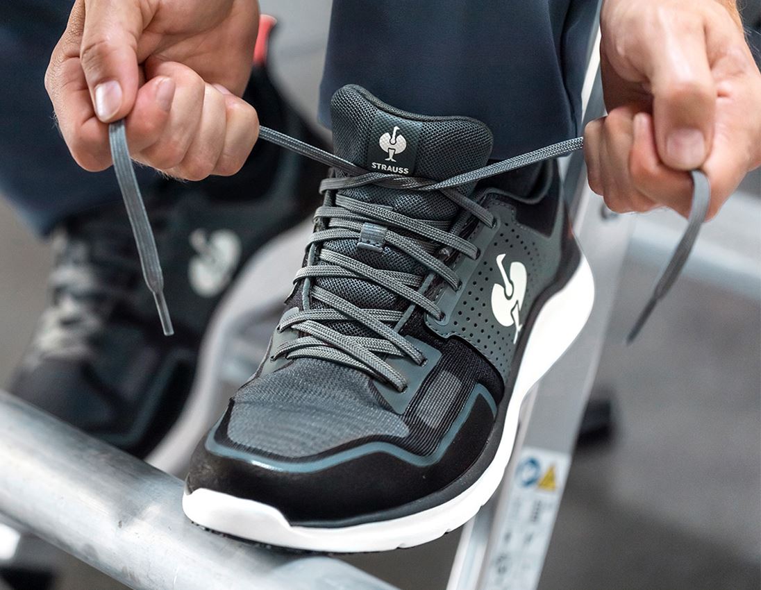 O1: O1 Werkschoenen e.s. Antibes low + ijzerblauw 1