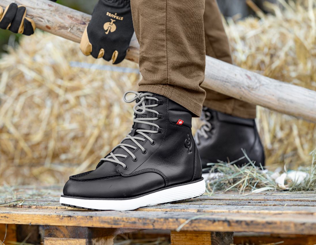 O2: O2 Werkschoenen e.s. Boulder mid + zwart 1