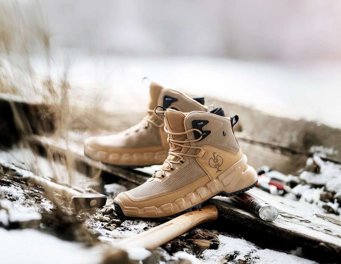 O6: O6 Werkschoenen e.s. Brixen mid + amandelbruin