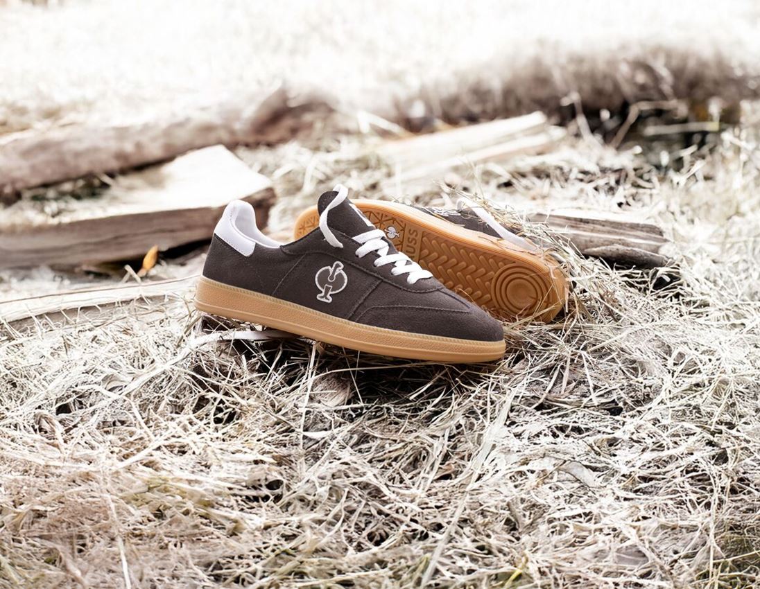 O1: O1 Werkschoenen e.s. Brockton low + kastanje/wit