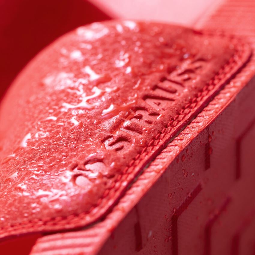 Werkklompen | Slippers: Badslippers e.s. Utica + strauss rood 2