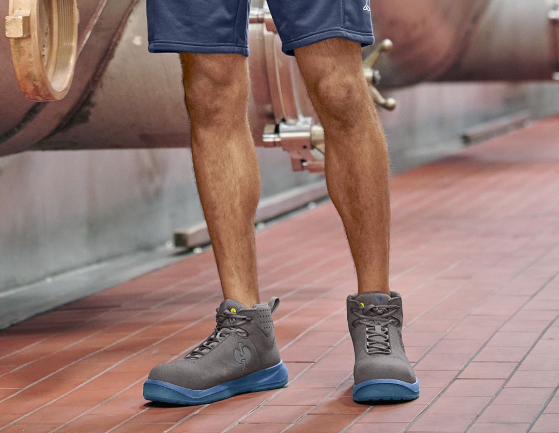 S1P: S1P Veiligheidsschoenen e.s. Banco mid + antraciet/alkalisch blauw 1