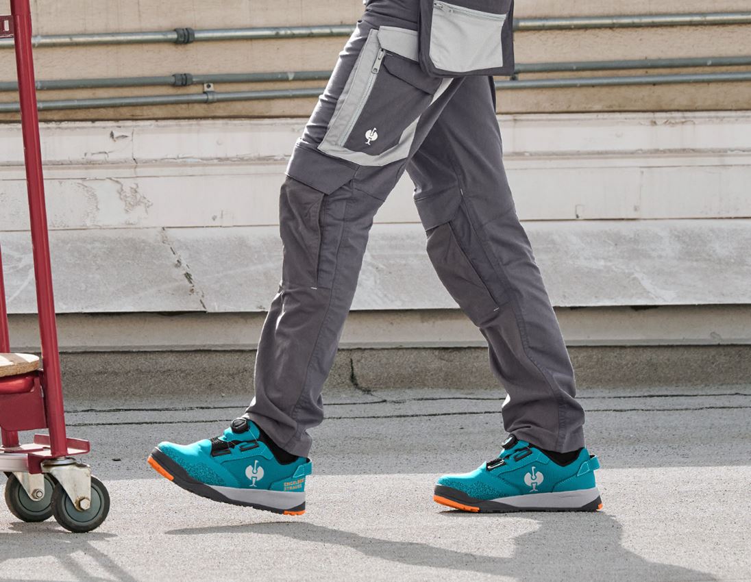 S1: S1 Halfhoge veiligheidsschoenen e.s. Nakuru low + jade/alaskagrijs 1