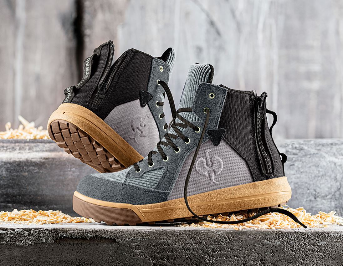 S1: S1 Veiligheidsschoenen e.s. Janus II mid + bruggrijs/cement