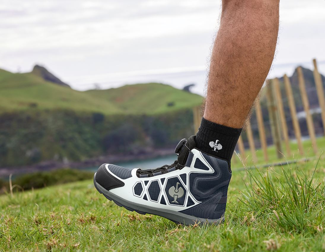 S1P: S1P Veiligheidsschoenen e.s. Baham II  mid + donkerblauw/zwart 1