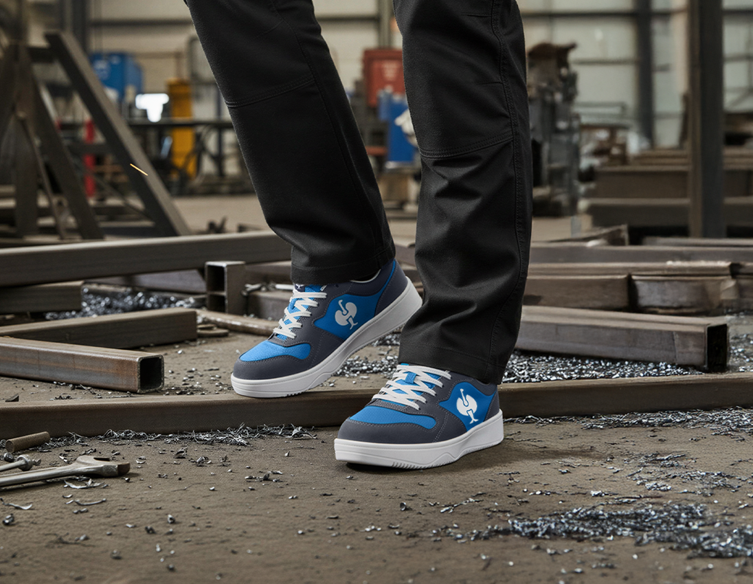 Veiligheidsschoenen: S1 Halfhoge veiligheidsschoen e.s. Eindhoven low + gentiaanblauw/nero blauw 3