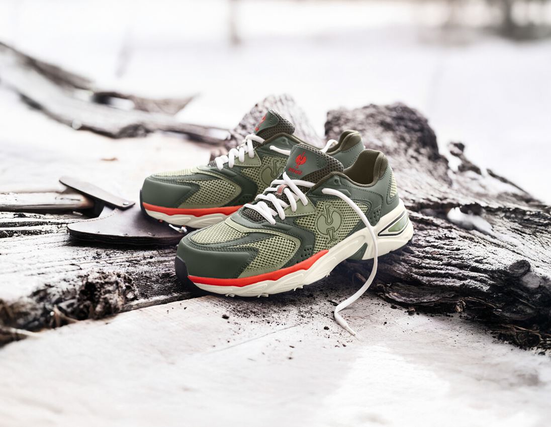 Veiligheidsschoenen: S1 Veiligheidsschoenen e.s. St. Louis low + camouflagegroen