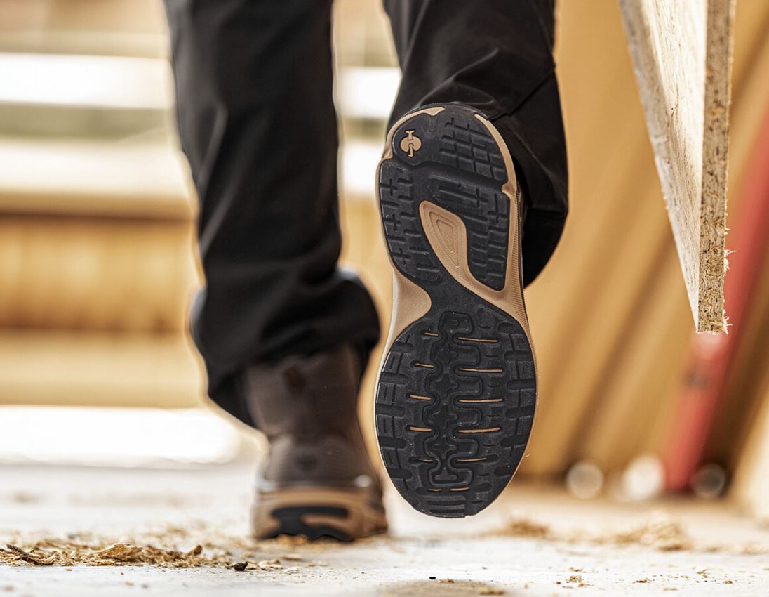 S1: S1 Veiligheidsschoenen Strauss.1003 mid + kastanje 3