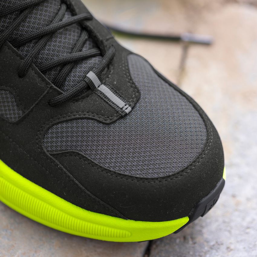 S1: S1 Veiligheidsschoenen Strauss.1004 mid + carbongrijs/signaalgeel 2