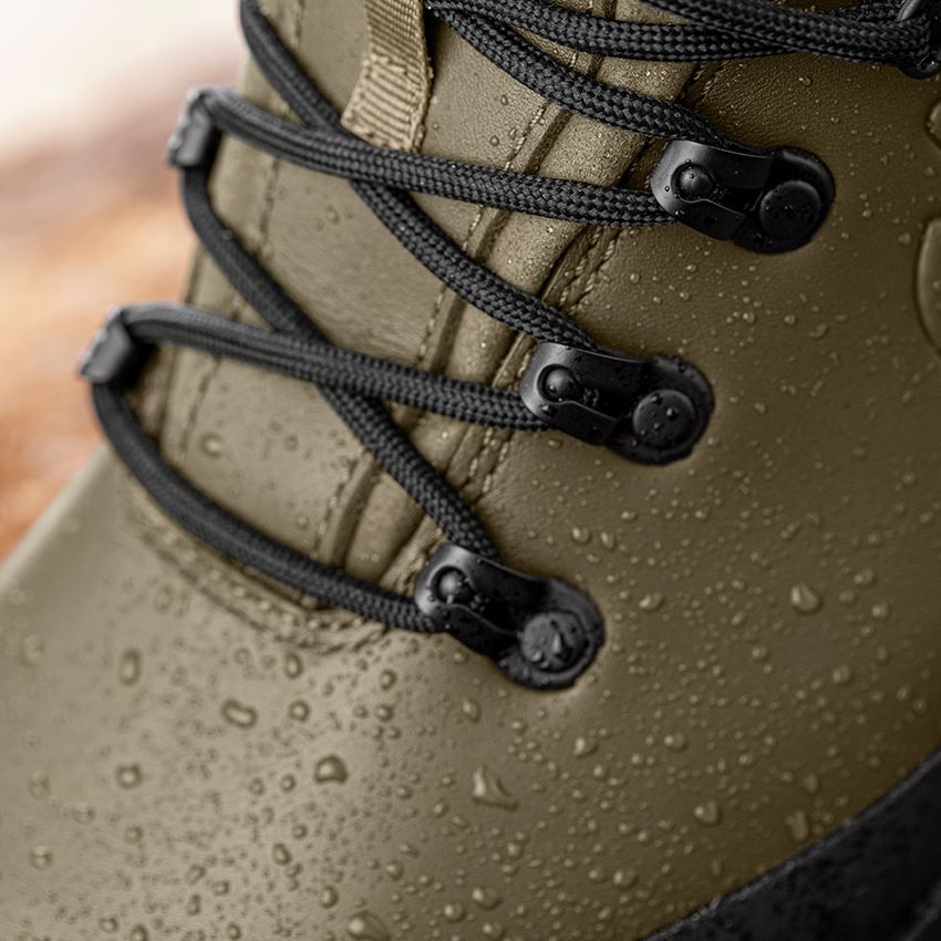 S2: e.s. S2 Veiligheidsschoenen Triton voor de bosbouw + moddergroen 2
