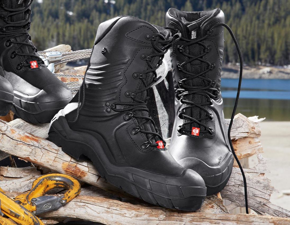 S3: e.s. S3 Veiligheidsschoenen Apodis high + zwart