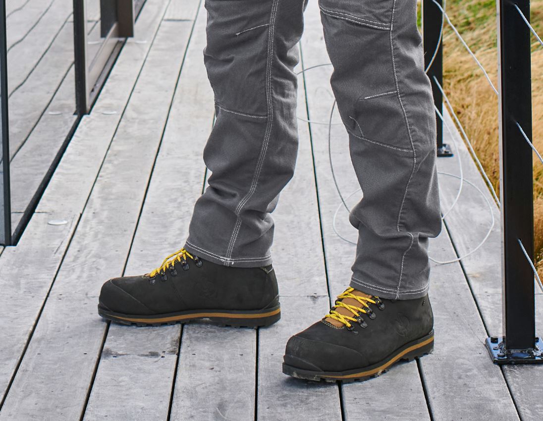 S7: S7L Veiligheidsschoenen e.s. Alrakis II mid + zwart/walnoot/tarwe 1