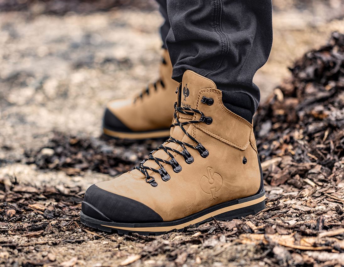 S7: S7L Veiligheidsschoenen e.s. Alrakis II mid + amandelbruin/zwart 1