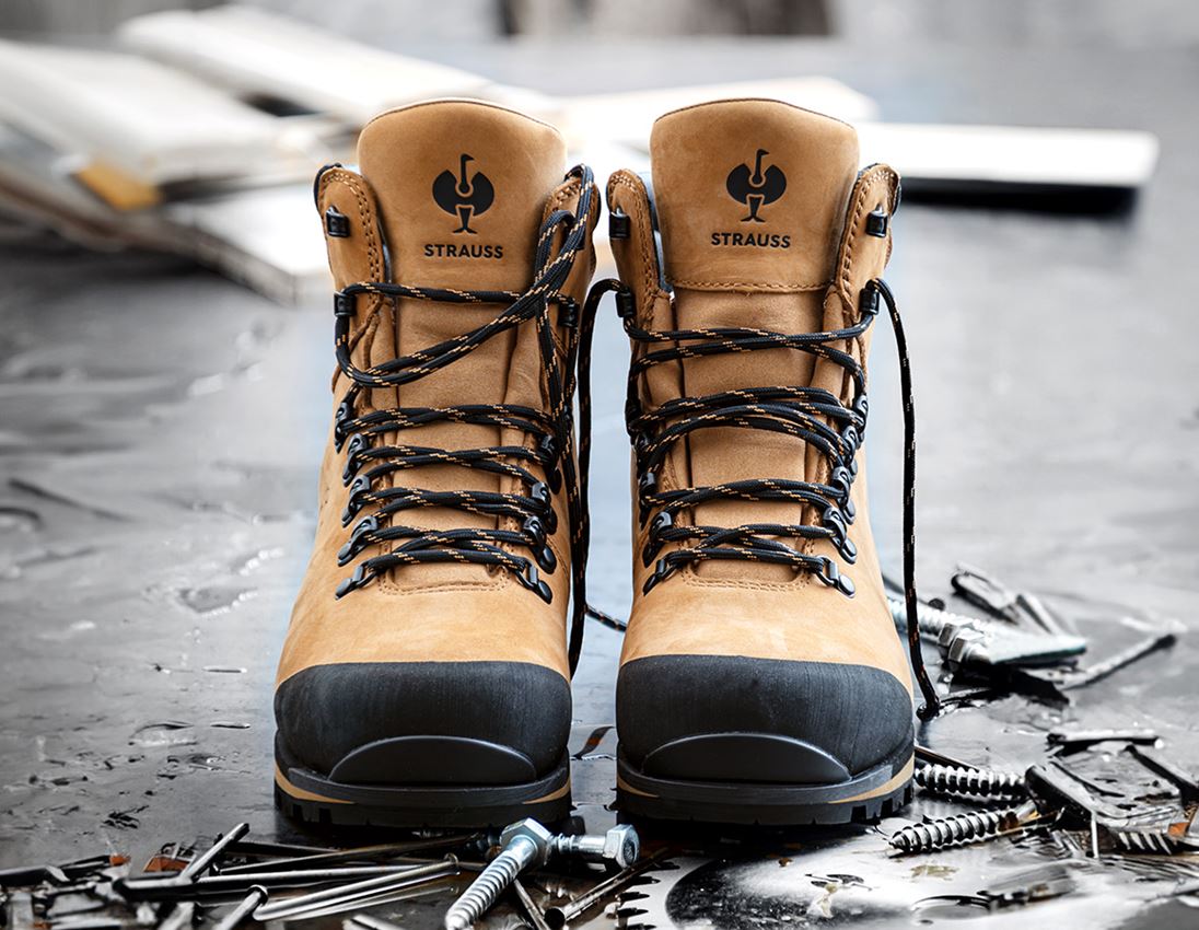 S7: S7L Veiligheidsschoenen e.s. Alrakis II mid + amandelbruin/zwart 2
