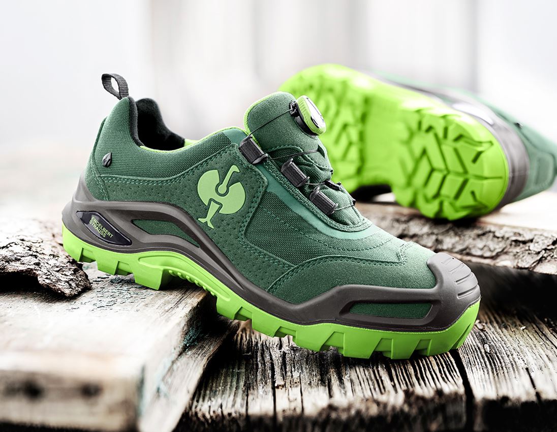 S3: S3 Veiligheidsschoenen e.s. Kastra II low + groen/zeegroen